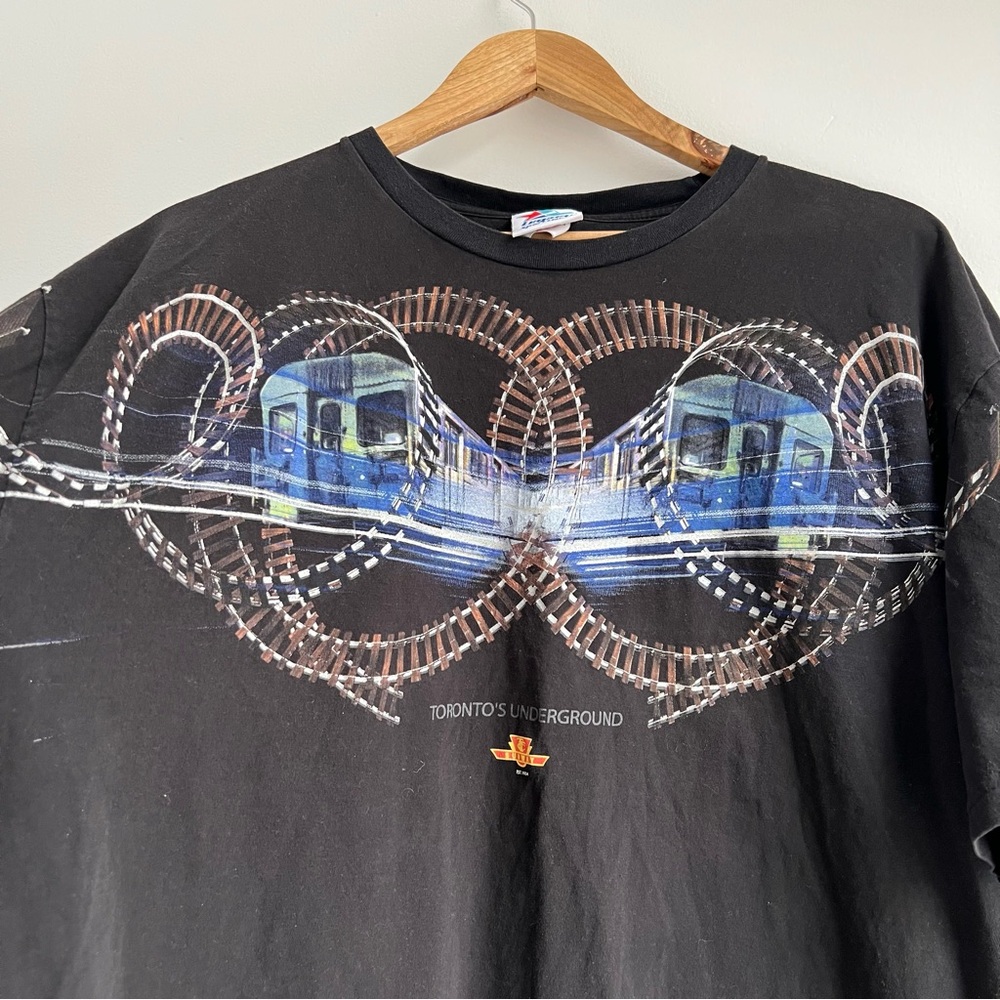 Vintage Toronto Subway TTC Graphic‎ T-Shirt Size XXL - Picture 2 of 7